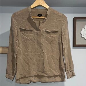 Talbots 100 percent silk blouse